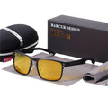 Trending Styles Aluminium Magnesium Square Men Luxury Sport Sunglasses Polarized Sunglasses for Men With UV400 Eyewear Protection Oculus de sol - SJB-DIAMOND ELITES