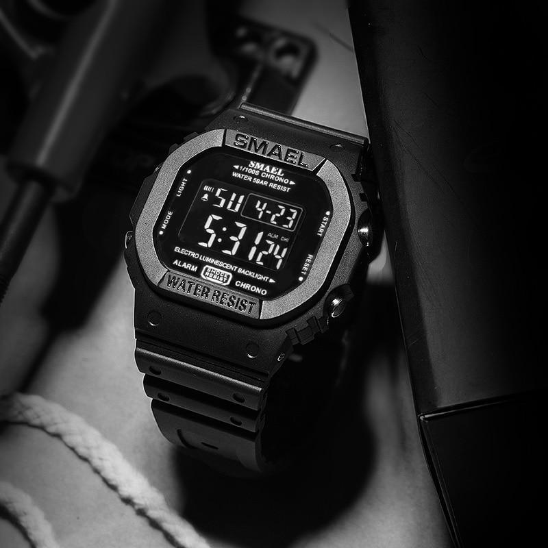 Luxury Modern Sports Watch With Led Digital Display Waterproof 50M Military Famous Unisex Watch For Man and Woman - SJB-DIAMOND ELITES