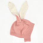 Mdoern Luxury Toddler Infant Knitted Baby Hat Adorable Rabbit Long Ear Hat Baby Bunny Beanie Cap Photo Props Cap