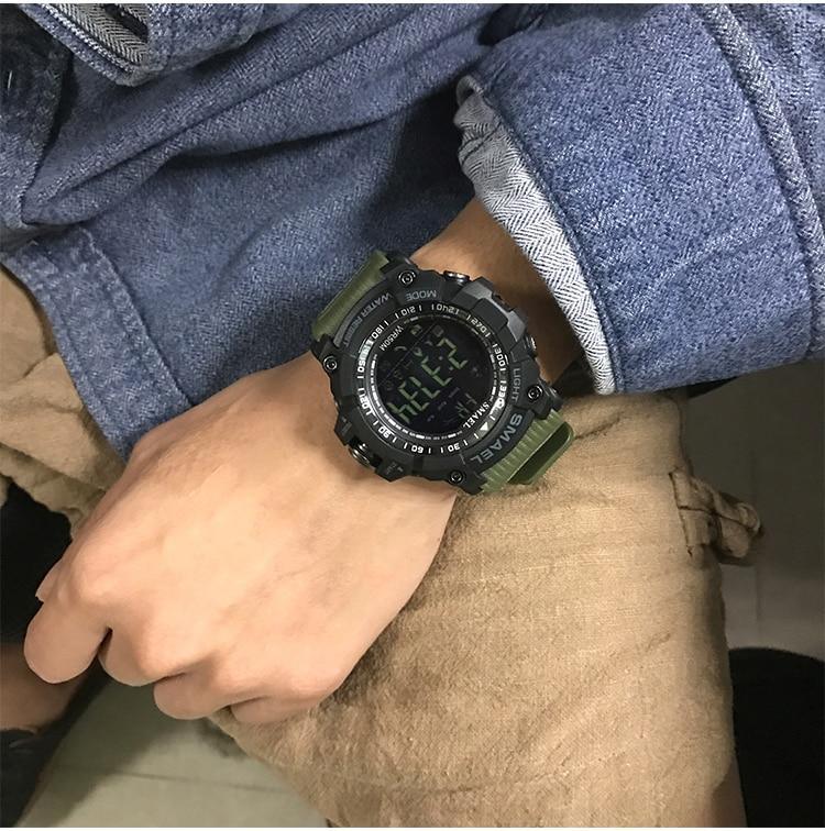 Smart Sport Mens Chronograph Watch Sport Stop Army Military Multifunction  Waterproof 50M LED Digital Watch for Man - SJB-DIAMOND ELITES