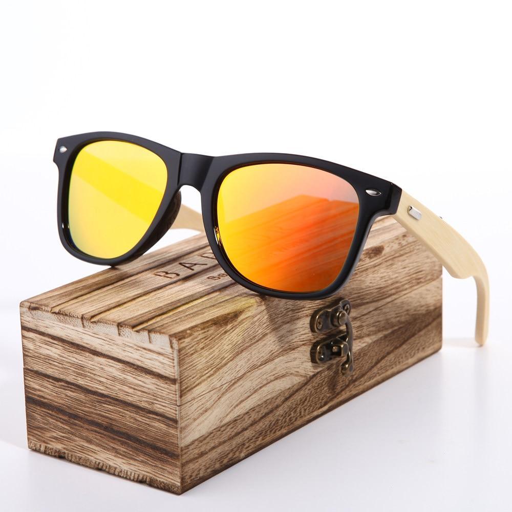 New Pink Sunglasses Wood Bamboo Sunglasses Fashion Mirror Sunglasses Brand Designer Glasses For Women and Men With UV400 Protection - SJB-DIAMOND ELITES