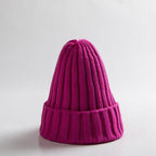 Modern Luxury Solid Baby Boy Girl Autumn Winter Beanie Warm Cap For Kids In Elegant Design