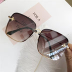 NEW 2021 Popular brand  Oversize Square Sunglasses For Women and Ladies  Luxury Driving Superstar  Designer Sunglasses With Shades and Gradient Glasses With  UV400 Protection - SJB-DIAMOND ELITES