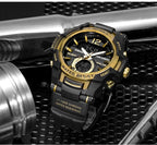 Modern Luxury Sport Watch For Men Fashion Casual Alarm Clock 50M Waterproof In Military Chrono Dual Display Style Wristwatches Relogio Masculino - SJB-DIAMOND ELITES