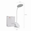 STEVVEX Clip Wireless Table Lamp For Study With 3 Modes Touch Rechargeable LED Reading Desk Lamp USB Table Light Flexo Lamps Table Reading Lamp with Clip for Desk and  Bed - SJB-DIAMOND ELITES