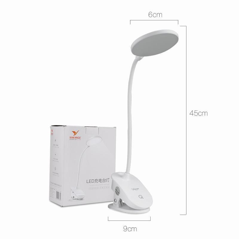 STEVVEX Clip Wireless Table Lamp For Study With 3 Modes Touch Rechargeable LED Reading Desk Lamp USB Table Light Flexo Lamps Table Reading Lamp with Clip for Desk and  Bed - SJB-DIAMOND ELITES