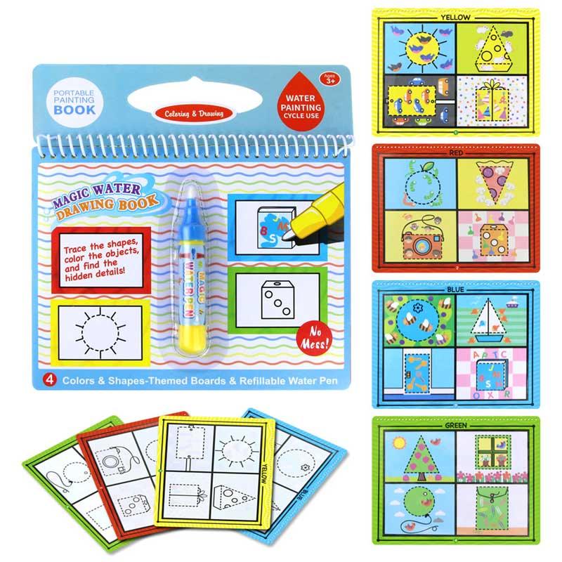 Magic Water Drawing Books Coloring Books Doodle & Magic Pen Painting Drawing Board Children  Painting Toys Birthday Gifts - SJB-DIAMOND ELITES