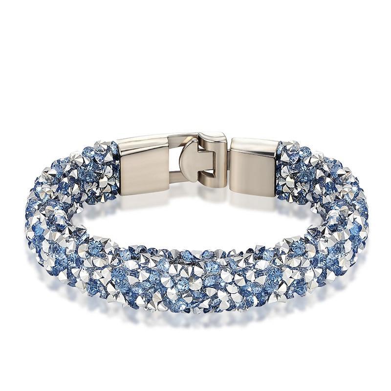 New Modern Fashion Luxury Crystal Shiny Bracelet Amazing Copper Alloy Elegant Bracelet Valentine's Day For Women - SJB-DIAMOND ELITES