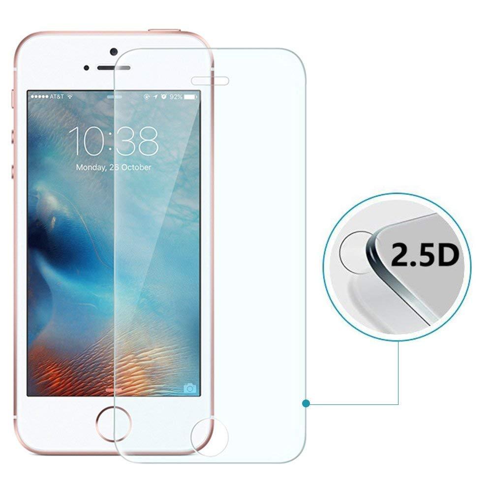 3D full Cover Tempered Glass protection For iphone 5 5S SE 2016 Screen Protector For iPhone 5S SE 5C Glass Protective Film Shatterproof Scratchproof Premium Tempered Glass Screen Protector for iPhone Stevvex