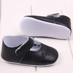 Black Soft Newborn Baby Girl Shoes Prewalker First Walkers Lovely Sneakers Infant Kids Girls Princess Shoes Stevvex