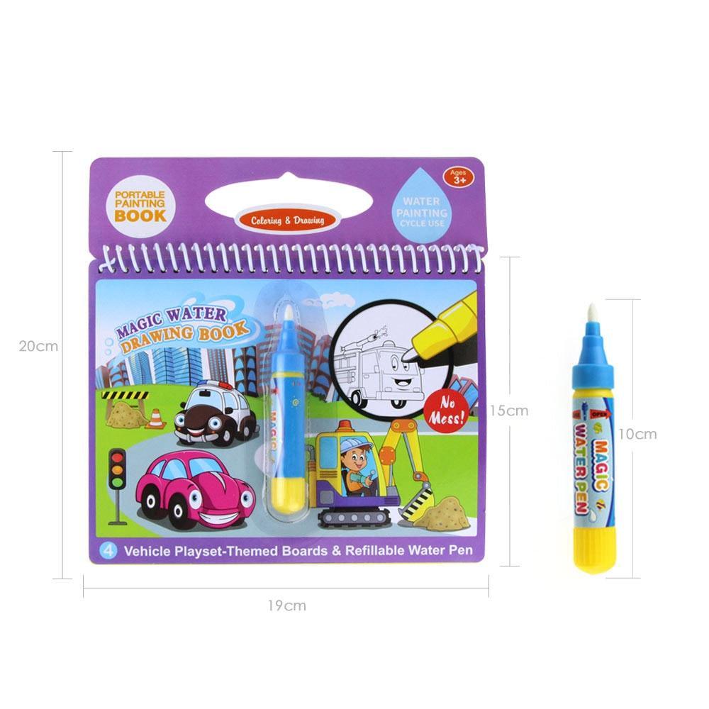 Magic Water Drawing Books Coloring Books Doodle & Magic Pen Painting Drawing Board Children  Painting Toys Birthday Gifts - SJB-DIAMOND ELITES