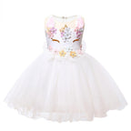 Unicorn Dress Costume Infant Party Dress For Baby Girls In elegant Style