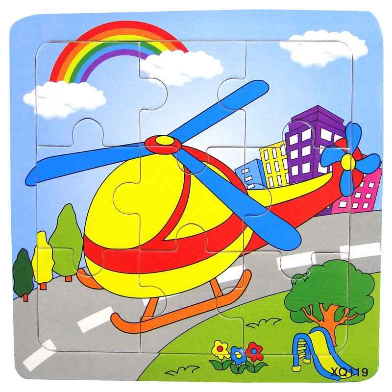 1 Pcs Animal Wooden Puzzles For Children In Wooden 3D Mosaic Puzzles Kids Educational Toys Design  For Baby Birthday Gifts - SJB-DIAMOND ELITES