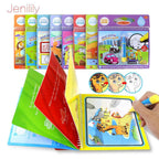 Reusable Magic Water Drawing Book With Pen Coloring Painting Book Drawing Board Juguetes Education Learning Toys for Children - SJB-DIAMOND ELITES