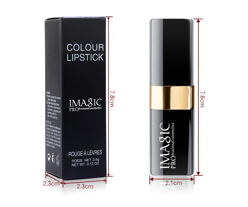 IMAGIC Lipstick Moisturizer Lips Smooth Lip Stick Long Lasting Charming Lip Lipstick Cosmetic Beauty Makeup 12 Colors Lootquake LLC