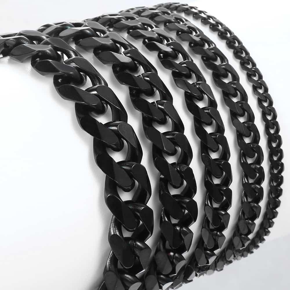 Luxury Popular Trend New Bracelet for Men and Women Curb Cuban Link Chain Stainless Steel Mens Womens Bracelets Chains Jewelry for Men Perfect Gift - SJB-DIAMOND ELITES