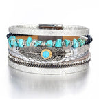 Legendary Amazing New Modern Fashion Pearl Elegant Multi-Layer Leather Handmade Bracelet Bangle Luxury For Woman - SJB-DIAMOND ELITES