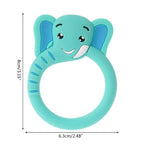 Baby Silicone Teether Pacifier Cartoon Teething Nursing Silicone BPA Free  Toys For Baby KIds