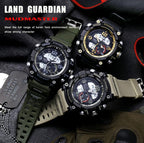 NEW Sport Analog-Digital Watch For Men and Woman  Waterresistant 50M Professional Waterproof Quartz Large Dial Military Wristwatches  With Night Mode - SJB-DIAMOND ELITES