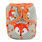 Baby Girl Pink One Size Cloth Diaper Cover Comfortable Nappy With Double Gusset Cartoon Designs Baby Boys Diapers Stevvex