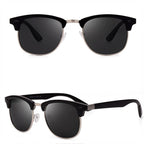 Popular Retro New Polarized Men's Sunglasses UV400 Square Half Metal Frame  Ladies Sunglasses Brand Design Glasses Driving Sunglasses - SJB-DIAMOND ELITES