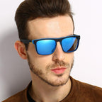 Men Polarized Sunglasses Vintage Anti-UV Driving Driver Black  Eyewear Rectangle Shades Men Oculos masculino - SJB-DIAMOND ELITES