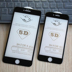 5D Screen Protector for iPhone6 6S 7 8 Plus X Edge Full Cover Film for iPhone 14 13 12 mini 11 Pro Max XR XS Tempered Glass Film Curved Edge Full Glue Screen Protector For iPhone Stevvex