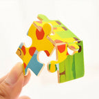 10pcs Of Wood Puzzle Baby Young Children Early Lessons Learned Intelligence Cartoon Animal Puzzle Wooden Toys Education Puzzles - SJB-DIAMOND ELITES