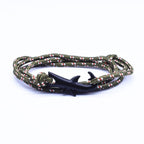 Nylon Rope Chain Luxury  Bracelets For Women And Men Ocean Shark Charm Bracelet Popular Jewelry Anchor Bracelet Style - SJB-DIAMOND ELITES