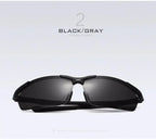 VEITHDIA Brand Designer Men's Sunglasses Aluminum Magnesium Polarized UV400 Sun Glasses Cycling Sports Male Outdoor Eyewear 6592