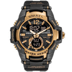 New Modern Luxury Sport Watch For Men Fashion Casual Alarm Clock 50M Waterproof In Military Chrono Dual Display Style Wristwatches Relogio Masculino - SJB-DIAMOND ELITES