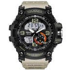 NEW Sport Analog-Digital Watch For Men and Woman  Waterresistant 50M Professional Waterproof Quartz Large Dial Military Wristwatches  With Night Mode - SJB-DIAMOND ELITES
