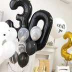 Luxury Big Modern 32inch Number Foil Helium Balloons For Birthday Party and Celebrations Modern Decoration - SJB-DIAMOND ELITES