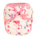 Baby Girl Pink One Size Cloth Diaper Cover Comfortable Nappy With Double Gusset Cartoon Designs Baby Boys Diapers Stevvex