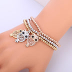 New Modern Owl Animal Amazing Luxury Tree of Life Pendant Fashionable Elastic Amazing Bracelets For Women - SJB-DIAMOND ELITES