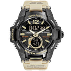 New Modern Luxury Sport Watch For Men Fashion Casual Alarm Clock 50M Waterproof In Military Chrono Dual Display Style Wristwatches Relogio Masculino - SJB-DIAMOND ELITES