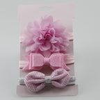 Luxury Modern Baby Headband Crown Flower Bows Hairband Baby Girl Headbands Newborn Hair Accessories Elastic Baby Hair Band