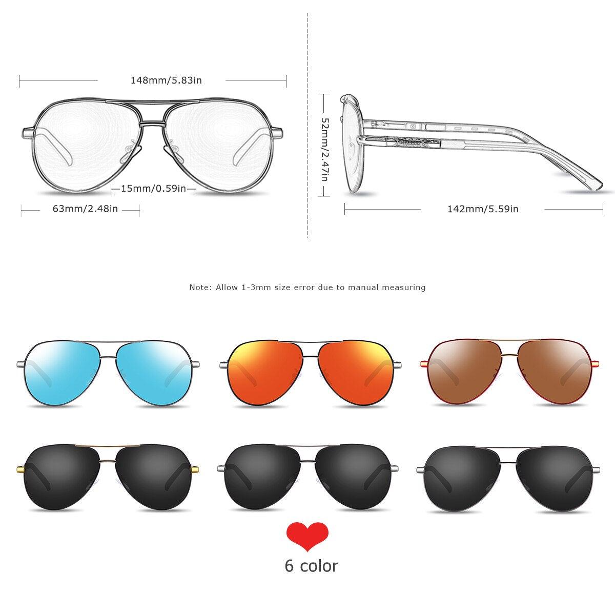 Luxury Elegant Universal Poalrized Fashion Sunglasses Hot Aviation and Pilot Retro Classic Style With Polarized UV400 Protection Driving Sun Glasses Male Oculos de sol - SJB-DIAMOND ELITES