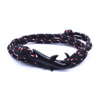 Nylon Rope Chain Luxury  Bracelets For Women And Men Ocean Shark Charm Bracelet Popular Jewelry Anchor Bracelet Style - SJB-DIAMOND ELITES