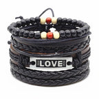 Handmade Modern Fashion New Luxury Wood Bead Charm Amazing Premium Leather Elegant Bracelet For Women - SJB-DIAMOND ELITES