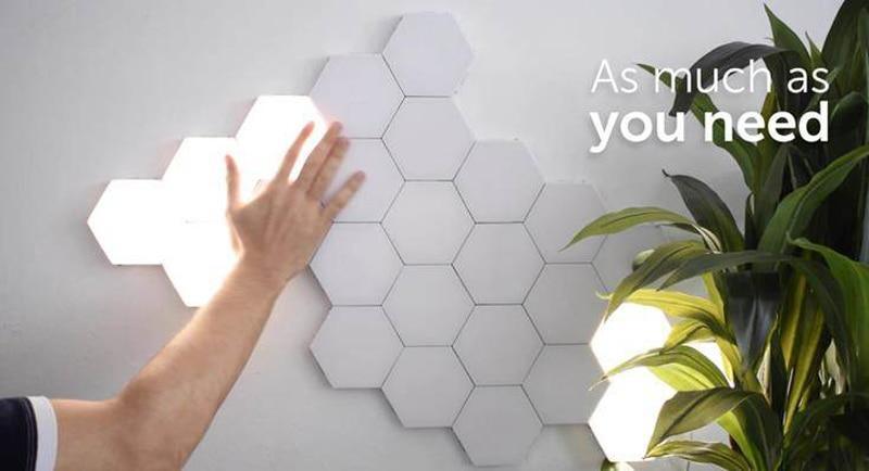 Modern Quantum lamp LED Modular Touch Sensitive Lighting Hexagonal Lamps  Night Magnetic  Light For Creative Decoration Wall - SJB-DIAMOND ELITES