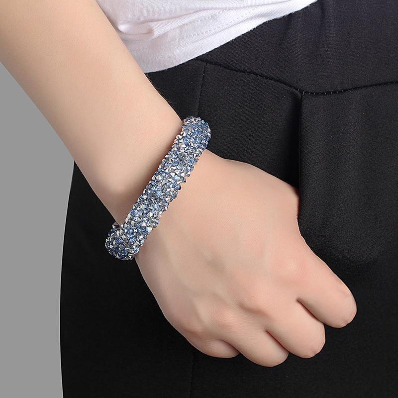 New Modern Fashion Luxury Crystal Shiny Bracelet Amazing Copper Alloy Elegant Bracelet Valentine's Day For Women - SJB-DIAMOND ELITES