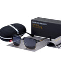 Luxury  High Quality Polarized Sunglasses Metal Frame Sunglasses For Men In Business Retro Modern Style With UV400 Protection - SJB-DIAMOND ELITES