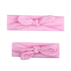 Mother & Baby Hair Bands Kids Headband Parent-kid Rabbit Ear Knot Headwear Turbans Hair Accessories Set