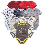 8PCS Set Modern Baby Rompers Cotton Overalls Newborn Clothes Jumpsuit Sumemr Baby set for Boys and Girls Kids