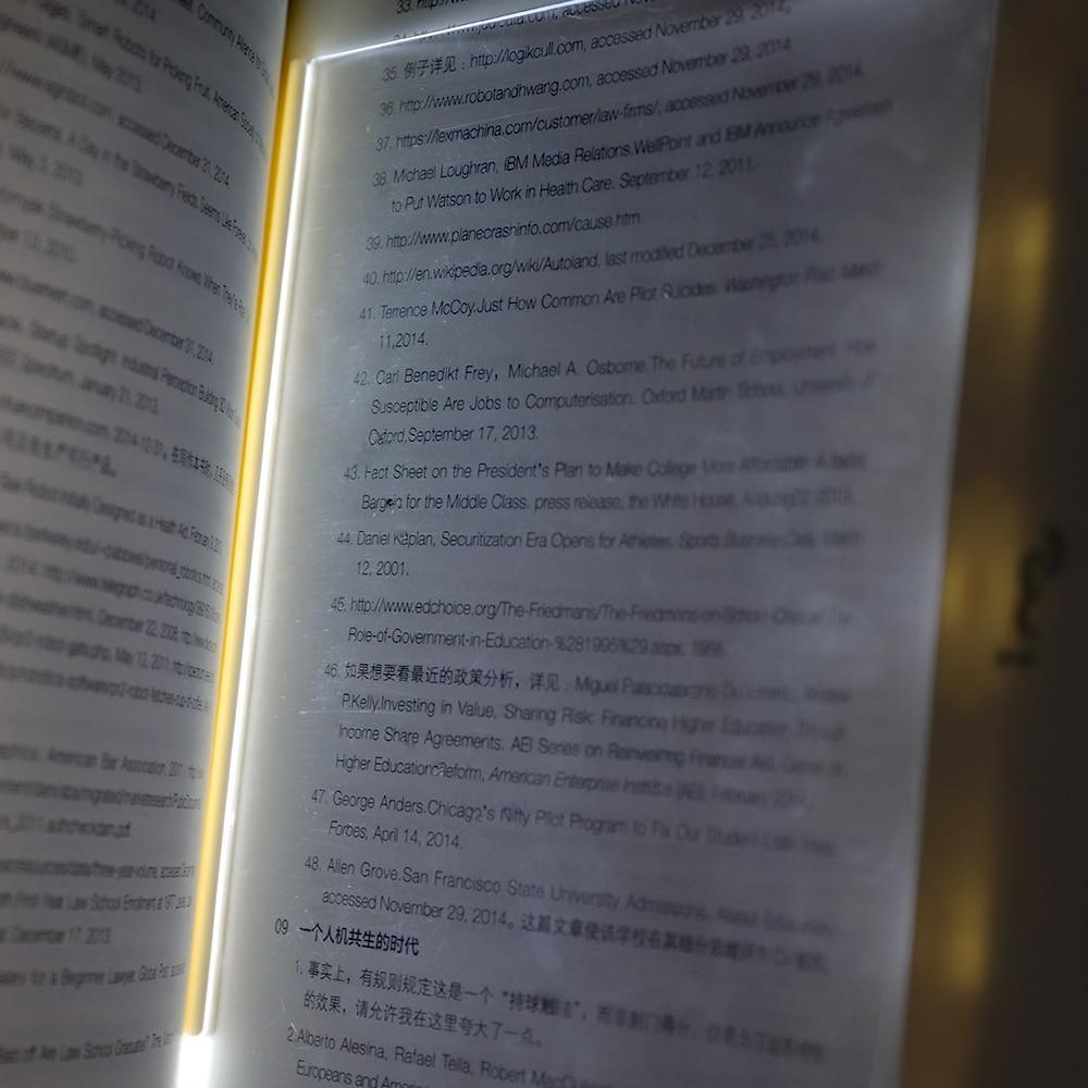 Book Light Flat LED Panel Reading Lamp Car Travel Plate Lights Magic Night Vision Lamp With Eye Protection Portable lamp - SJB-DIAMOND ELITES