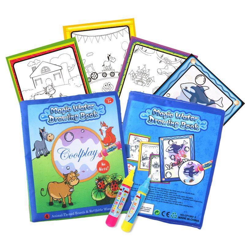 Coolplay  Magic Water Drawing Book Coloring Book Painting Board Doodle Book in Drawing Toys Educational Toys - SJB-DIAMOND ELITES