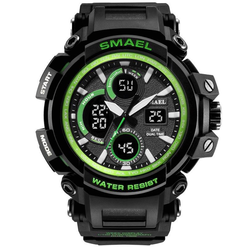 Orange Modern Sport  Waterproof 50M Men Watches With LED Digital Display In Military Armi Relogio Masculino Style - SJB-DIAMOND ELITES