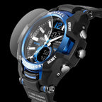 New Modern Luxury Sport Watch For Men Fashion Casual Alarm Clock 50M Waterproof In Military Chrono Dual Display Style Wristwatches Relogio Masculino - SJB-DIAMOND ELITES