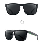 Men Polarized Sunglasses Vintage Anti-UV Driving Driver Black  Eyewear Rectangle Shades Men Oculos masculino - SJB-DIAMOND ELITES